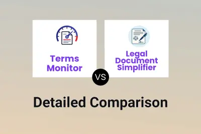 Terms Monitor vs Legal Document Simplifier