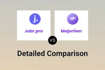 Jobr.pro vs MajorGen Detailed comparison features, price