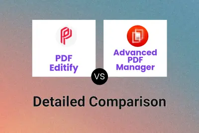 PDF Editify vs Advanced PDF Manager