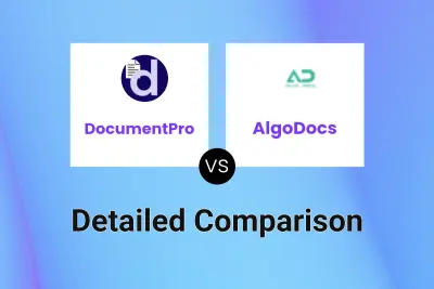 DocumentPro vs AlgoDocs Detailed comparison features, price