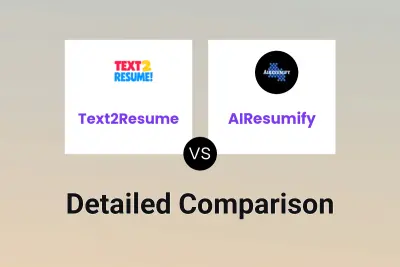 Text2Resume vs AIResumify