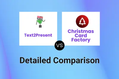 Text2Present vs Christmas Card Factory Detailed comparison features, price