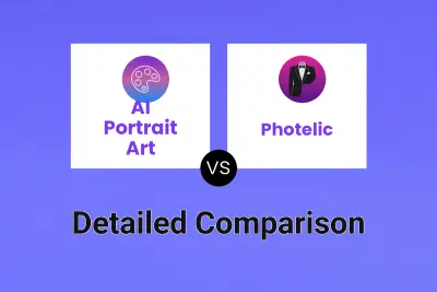 AI Portrait Art vs Photelic