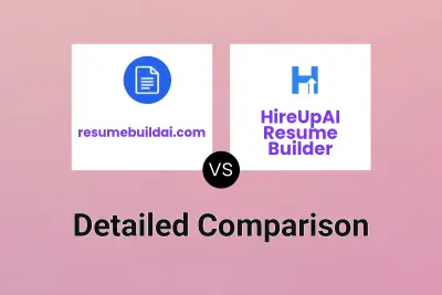 resumebuildai.com vs HireUpAI Resume Builder