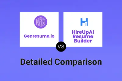 Genresume.io vs HireUpAI Resume Builder