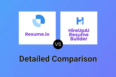 Resume.io vs HireUpAI Resume Builder