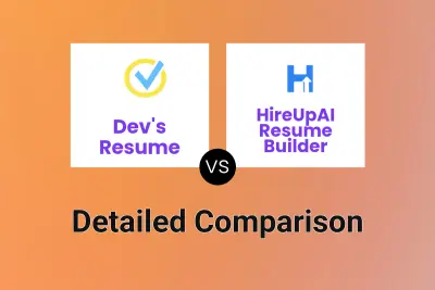 Dev's Resume vs HireUpAI Resume Builder