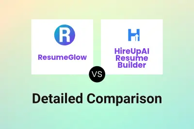 ResumeGlow vs HireUpAI Resume Builder