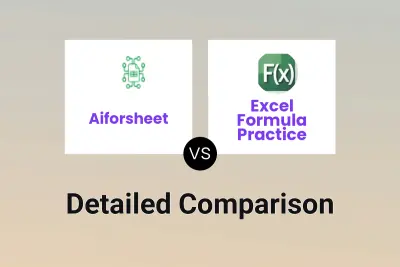 Aiforsheet vs Excel Formula Practice