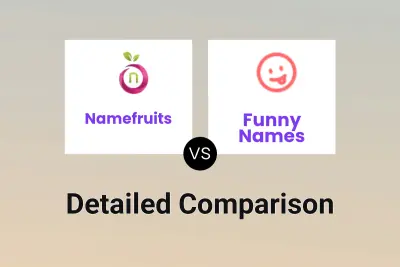 Namefruits vs Funny Names