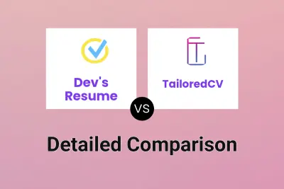 Dev's Resume vs TailoredCV