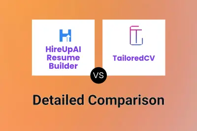 HireUpAI Resume Builder vs TailoredCV