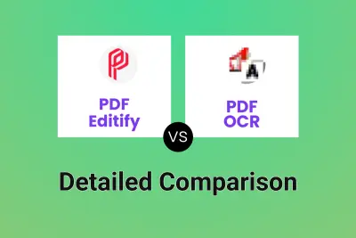 PDF Editify vs PDF OCR