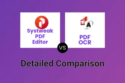 Systweak PDF Editor vs PDF OCR
