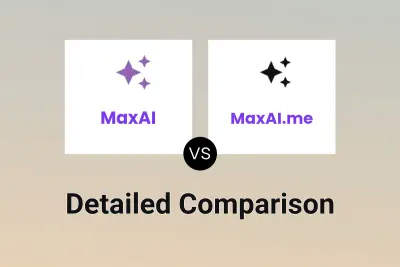 MaxAI vs MaxAI.me Detailed comparison features, price