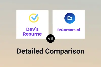 Dev's Resume vs EzCareers.ai