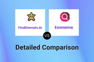 FindDomain.AI vs Exoname Detailed comparison features, price