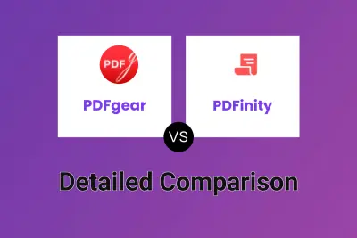 PDFgear vs PDFinity
