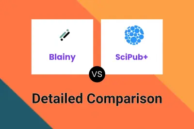 Blainy vs SciPub+ Detailed comparison features, price