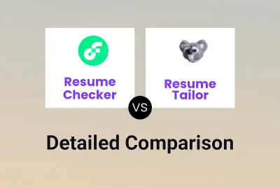Resume Checker vs Resume Tailor