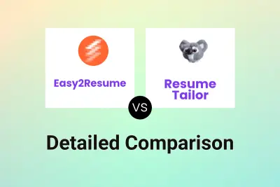 Easy2Resume vs Resume Tailor