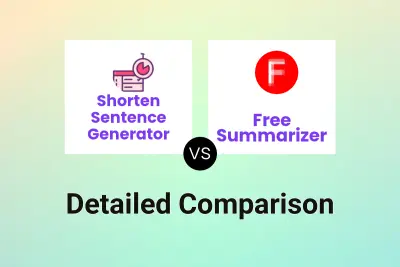 Shorten Sentence Generator vs Free Summarizer