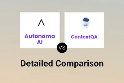 Autonoma AI vs ContextQA Detailed comparison features, price