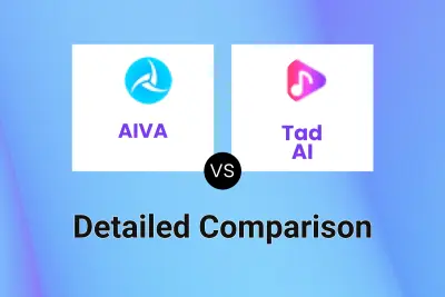 AIVA vs Tad AI Detailed comparison features, price