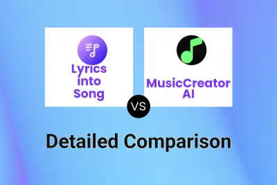 Lyrics into Song vs MusicCreator AI