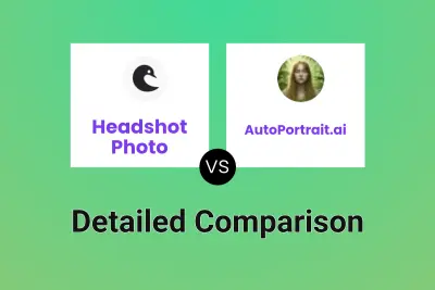 Headshot Photo vs AutoPortrait.ai Detailed comparison features, price