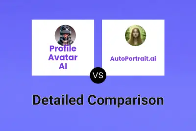 Profile Avatar AI vs AutoPortrait.ai Detailed comparison features, price