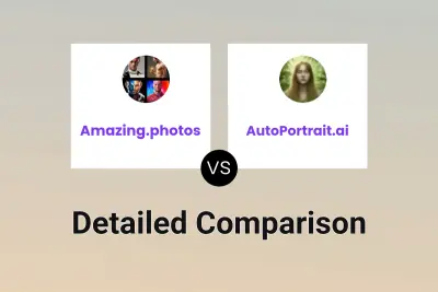 Amazing.photos vs AutoPortrait.ai Detailed comparison features, price