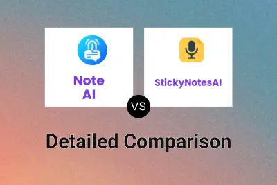 Note AI vs StickyNotesAI