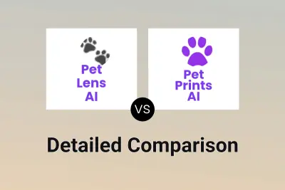 Pet Lens AI vs Pet Prints AI Detailed comparison features, price