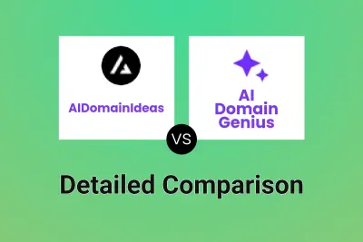 AIDomainIdeas vs AI Domain Genius Detailed comparison features, price