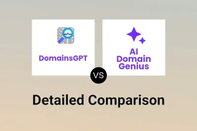 DomainsGPT vs AI Domain Genius Detailed comparison features, price