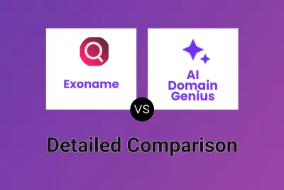 Exoname vs AI Domain Genius Detailed comparison features, price