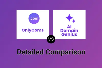 OnlyComs vs AI Domain Genius Detailed comparison features, price