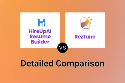 HireUpAI Resume Builder vs Reztune