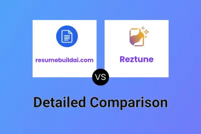 resumebuildai.com vs Reztune