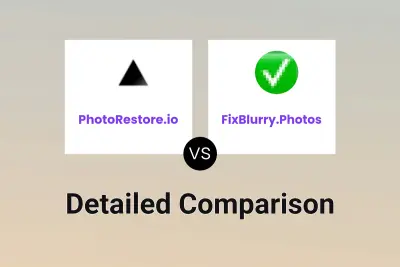 PhotoRestore.io vs FixBlurry.Photos Detailed comparison features, price