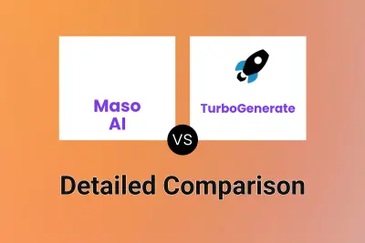 Maso AI vs TurboGenerate Detailed comparison features, price