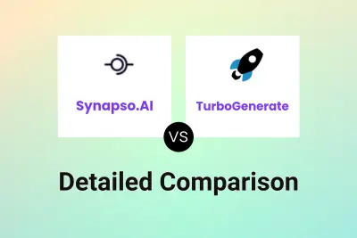 Synapso.AI vs TurboGenerate Detailed comparison features, price