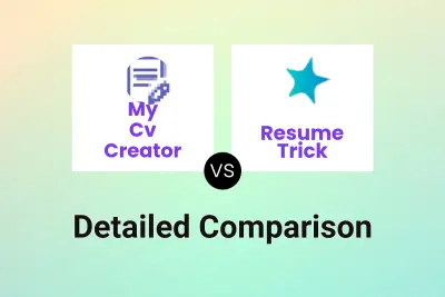 My Cv Creator vs Resume Trick Detailed comparison features, price