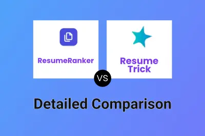 ResumeRanker vs Resume Trick Detailed comparison features, price