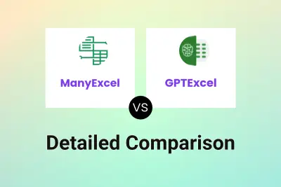 ManyExcel vs GPTExcel Detailed comparison features, price