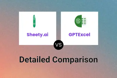 Sheety.ai vs GPTExcel Detailed comparison features, price