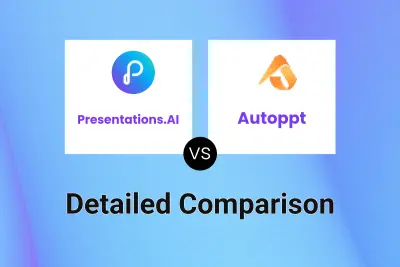 Presentations.AI vs Autoppt Detailed comparison features, price