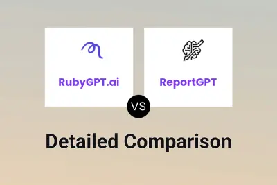 RubyGPT.ai vs ReportGPT Detailed comparison features, price