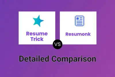 Resume Trick vs Resumonk Detailed comparison features, price